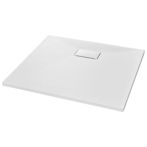 Bac De Douche Smc Blanc 90 X 80 Cm