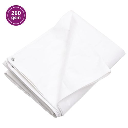 Vidaxl Bche 260 G/M 3x5 M Blanc Pehd
