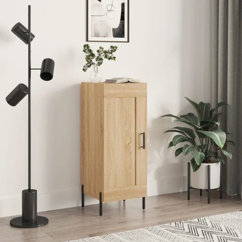 Vidaxl Buffet Chne Sonoma 34,5x34x90 Cm Bois D'ingnierie