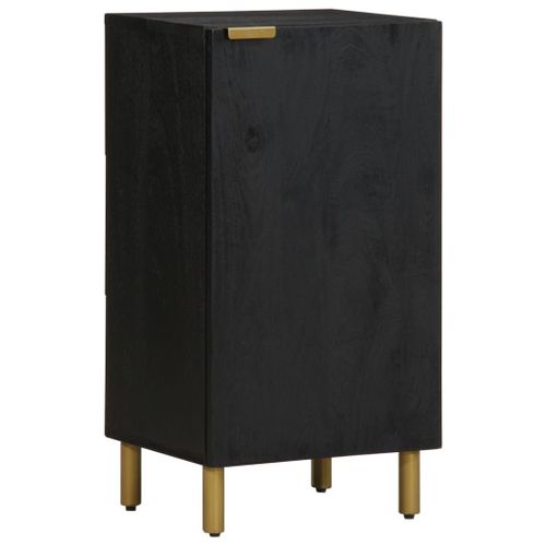 Vidaxl Buffet Noir 40x33x75 Cm Bois D'ingnierie