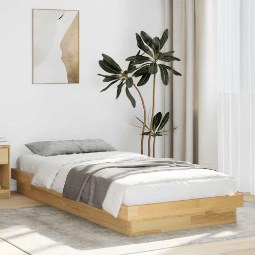 Vidaxl Cadre De Lit Sans Matelas 80x200 Cm Bois Massif De Chne