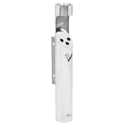 Vidaxl Cendrier  Fixation Murale Acier Inoxydable