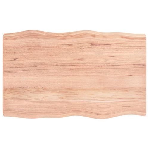 Vidaxl Dessus De Table Bois Massif Trait Bordure Assortie