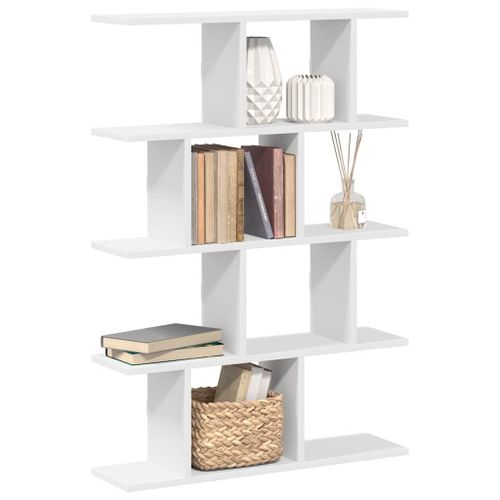 Vidaxl tagre Cube Murale 12 Compartiments Blanc Bois D'ingnierie