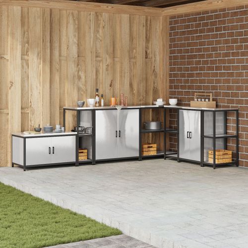 Vidaxl tagre De Rangement De Cuisine Argent 60 X 50 X 92 Cm