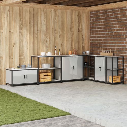 Vidaxl tagre De Rangement De Cuisine Argent 60 X 50 X 92 Cm