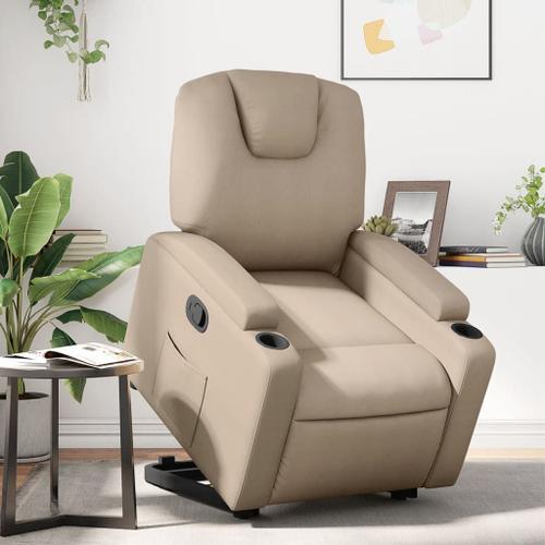 Vidaxl Fauteuil Inclinable Cappuccino Similicuir