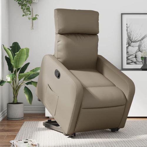 Vidaxl Fauteuil Inclinable Cappuccino Similicuir