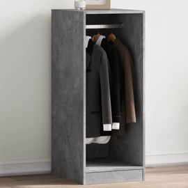 vidaXL Garde-robe gris béton 48x41x102 cm bois d'ingénierie Rakuten
