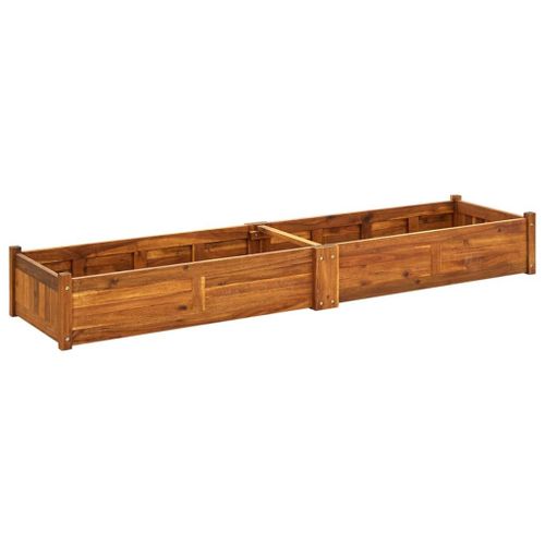 Vidaxl Lit Surlev De Jardin Bois D'acacia 200x50x25 Cm