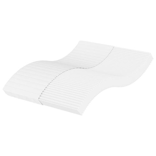 Vidaxl Matelas En Mousse Blanc 140x200 Cm Duret H2 H3