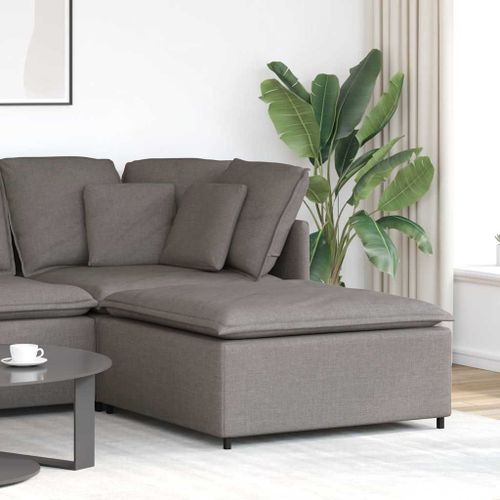 Vidaxl Module De Repose-Pieds Pour Canap Modulaire Taupe 100 X 100 X 48 Cm