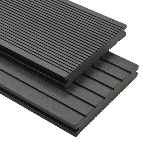 Vidaxl Panneaux De Terrasse Wpc Solides Et Accessoires 20 M 4 M Gris