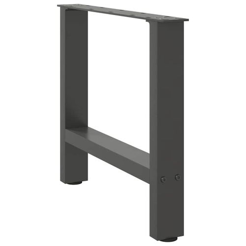 Vidaxl Pieds De Table Basse Anthracite 2 Pcs 4250 Cm Acier
