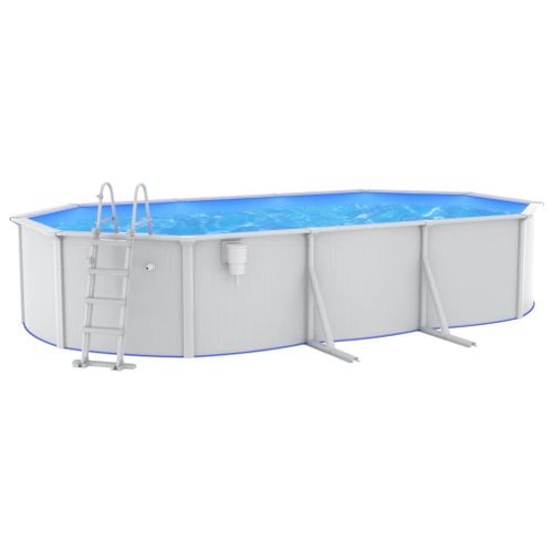 Vidaxl Piscine Avec chelle De Scurit 490x360x120 Cm