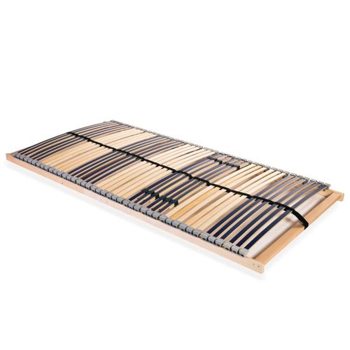 Vidaxl Sommier  Lattes Sans Matelas Avec 42 Lattes 7 Zones 100x200 Cm