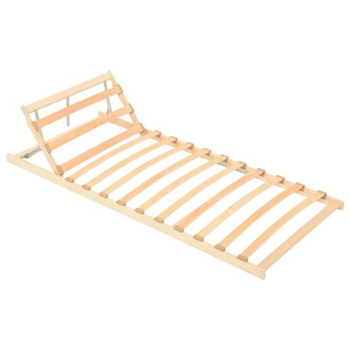 Vidaxl Sommier  Lattes Sans Matelas Tte De Lit Rglable 80x200 Cm