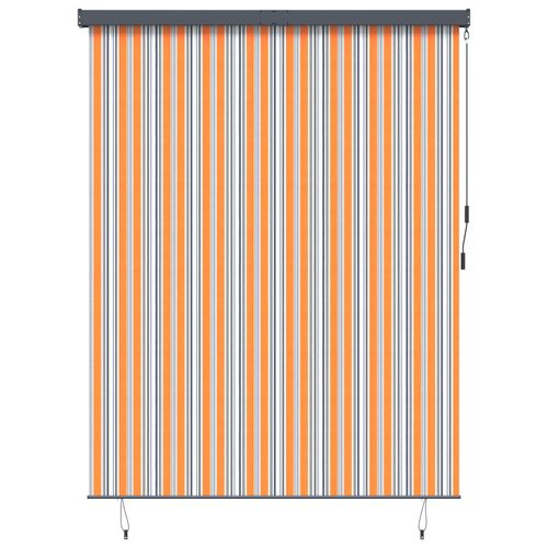 Vidaxl Store Roulant Extrieur, 200x250 Cm, Jaune Et Bleu.