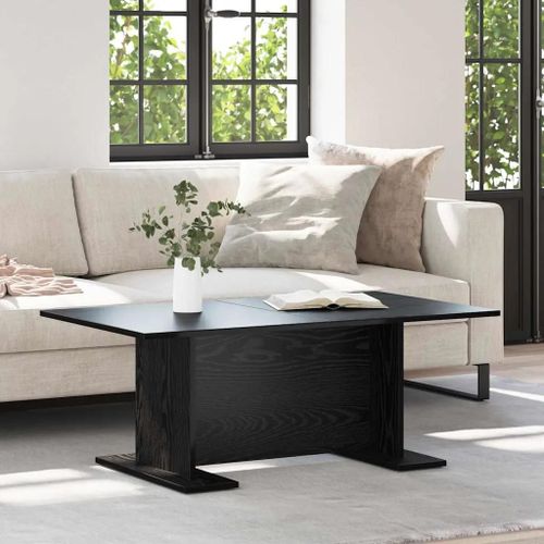 Vidaxl Table Basse Chne Noir 103,5 X 60 X 40 Cm Bois D'ingnierie
