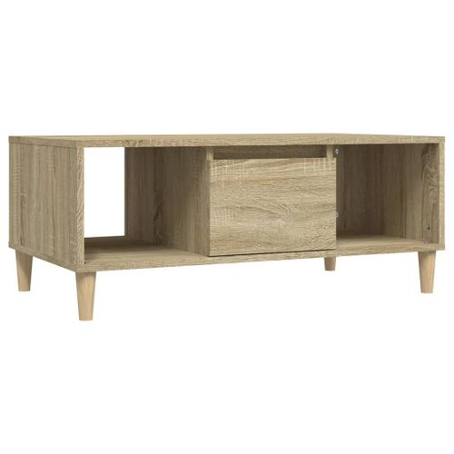 Vidaxl Table Basse Chne Sonoma 90x50x36,5 Cm Bois D'ingnierie