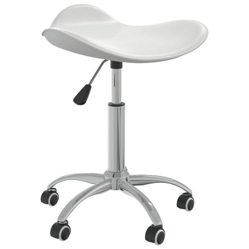 Vidaxl Tabouret De Salon Et Spa Blanc Similicuir