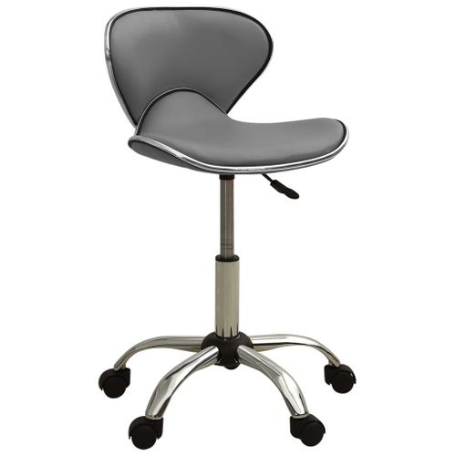 Vidaxl Tabouret De Salon Et Spa Gris Similicuir