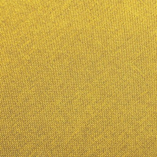 Vidaxl Tabourets De Bar 2 Pcs Jaune Moutarde Tissu