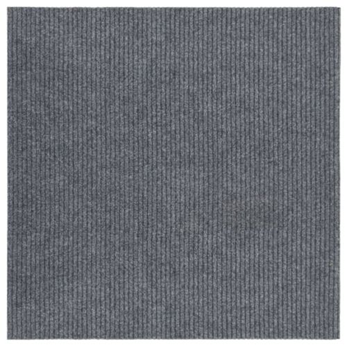 Vidaxl Tapis 100x100 Cm Gris