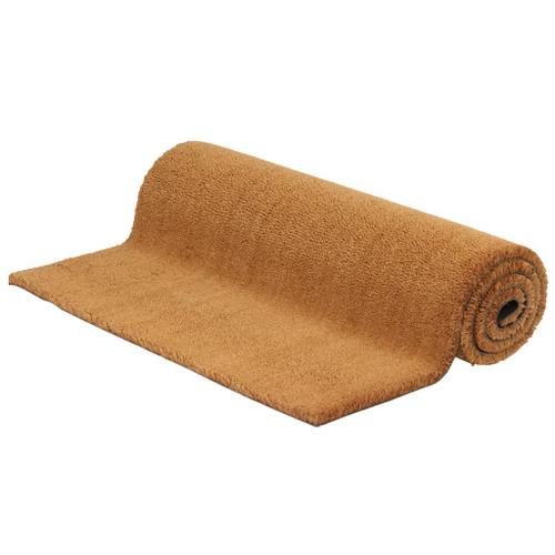 Vidaxl Tapis De Porte Naturel 100x300 Cm Fibre De Coco Touffet