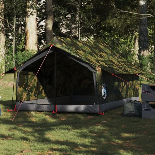 Vidaxl Tente De Camping 2 Personnes Camouflage Impermable