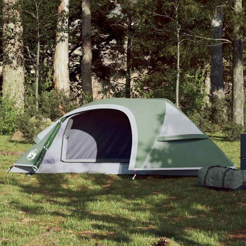 Vidaxl Tente De Camping  Dme 1 Personne Vert Impermable