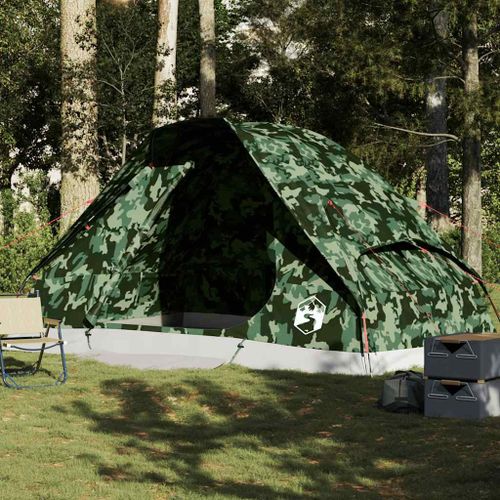 Vidaxl Tente Familiale  Dme 6 Personnes Camouflage Impermable
