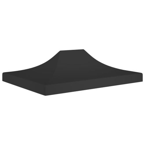 Vidaxl Toit De Tente De Rception 4,5x3 M Noir 270 G/M