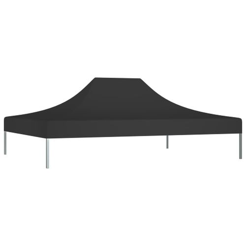 Vidaxl Toit De Tente De Rception 4x3 M Noir 270 G/M
