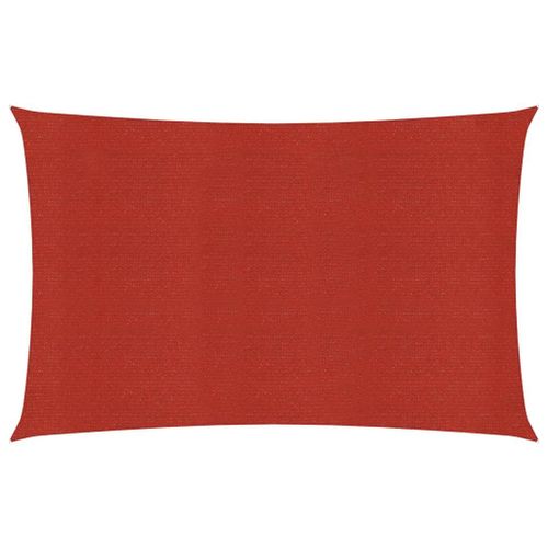 Vidaxl Voile D'ombrage 160 G/M Rouge 2x4,5 M Pehd