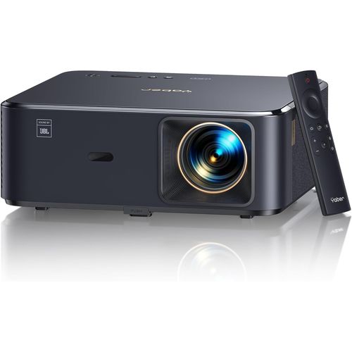 Videoprojecteur 4K avec Son JBL, Projecteur Video Supportant Android TV 12.0, WiFi 6 et Bluetooth, Yaber Videoprojecteur Portable 800ANSI, 2x10W Haut-Parleurs, Full HD 1080P, Auto Focus/Keystone