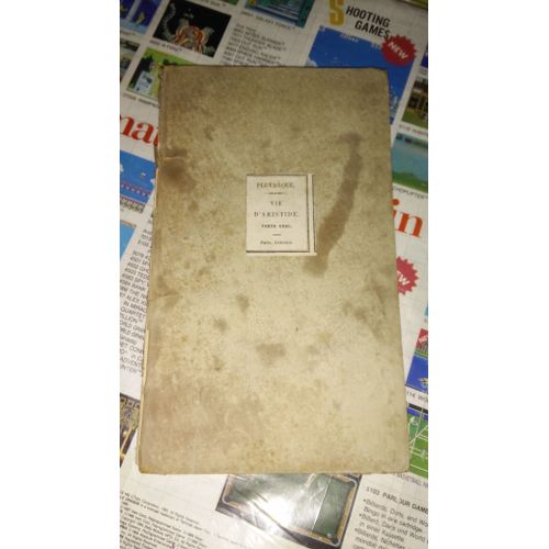 Vie D'aristide / dition Classique Avec Notes Et Remarques En Franais Par A. Lebobe   de Plutarque  Format Reli 