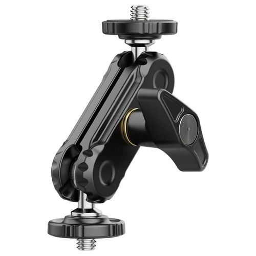 VIJIM-Bras Magique  Double Rotule en Mtal Ulanzi R102,avec Vis 360 ,1/4 Pouces,Support d'Extension pour Appareil Photo DSLR,Moniteur Vido,Micro Trpied - Type 1pc Metal Magic Arm