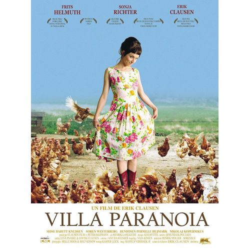 Villa Paranoia - Vritable Affiche De Cinma Plie - Format 40x60 Cm - De Erik Clausen Avec Sonja Richter, Frits Helmuth, Erik Clausen, Sidse Babett Knudsen - 2005