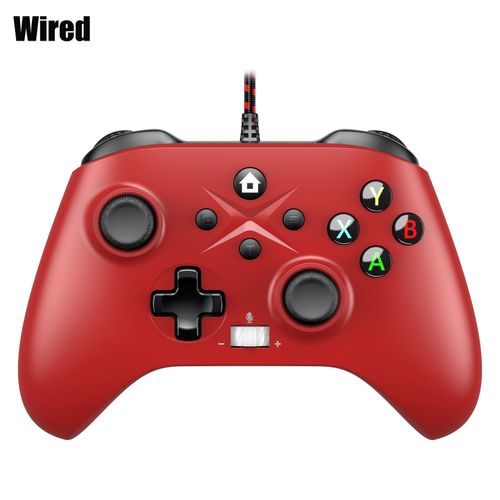 Vin Cbl Rouge - Manette De Jeu Sans Fil Avec Fonction Turbo, Manette De Jeu, Manette De Console, Xbox One Series X, S, Pc, Ios, Android, Steam, Gyroscope 6 Axes