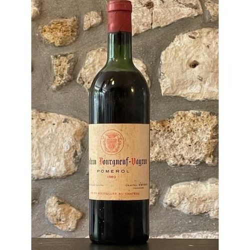 Vin Rouge, Pomerol, Chteau Bourgneuf Vayron 1962