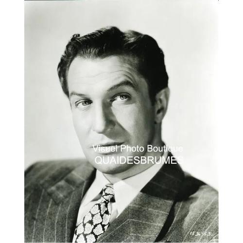 Vincent Price : Photo Argentique - Format 20x25 Cm - 1946