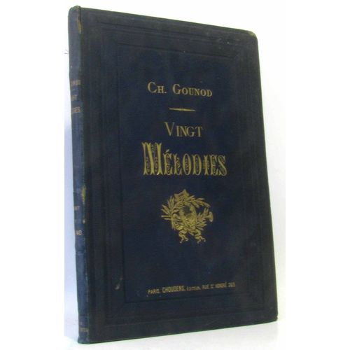 Vingt Mlodies Pour Chant Et Piano Par Ch.  Gounod   de Gounod