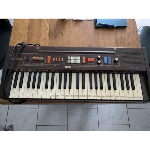 Vintage Casio Casiotone 403 Keyboard Synthesizer Synth Piano Analog 1980'S Drum Occasion  Casio