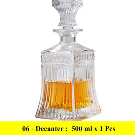 Vintage Crystal Vodka Shot Whisky, Bouteille en verre pour boire du vin  rouge, Carafe à whisky 210303 08 - Cdiscount Maison