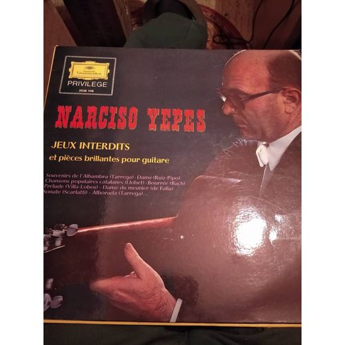 Vinyl, Narciso Yepes, Jeux Interdits Et Pices Brillantes Pour Guitare - 