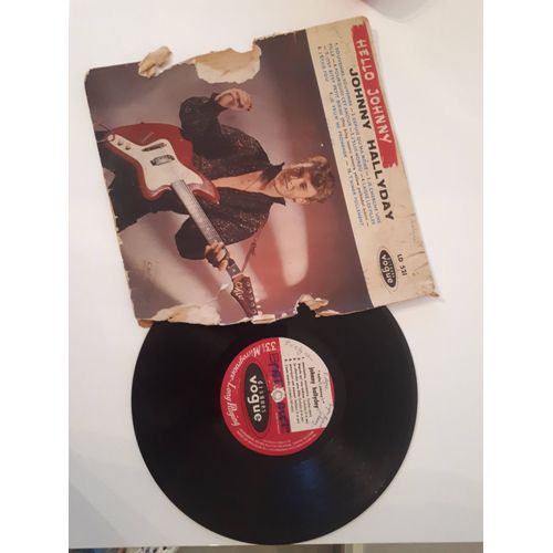 Vinyle 25 Cm - Johnny Hallyday ? Hello Johnny - 1960 Ld 521 Vogue - 