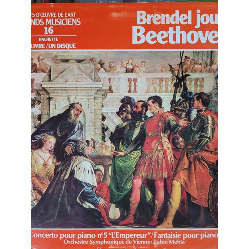 Vinyle Beethoven Concerto Pour Piano N 5 L'empereur Alfred Brendel Orchestre Symphonique De Vienne Zubin Mehta. - Beethoven