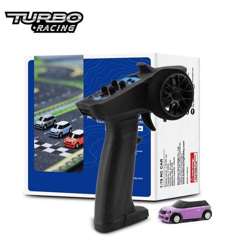 Violet - Turbo Racing 1:76 Plat Course C64 C72 C73 C74 C81 Mini Voiture Tlcommande Haute Simulation Bureau Rtr Kit Enfant Adulte Cadeau