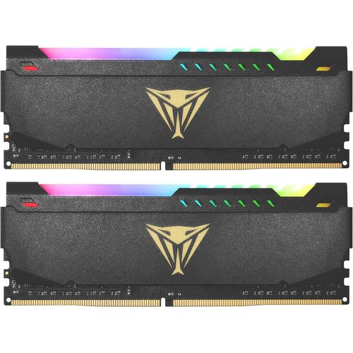 Viper Elite DDR4 3200 MHz 16GB (2x8Go) C16 Kit de Mmoire Haute Performance Eclairage LED RGB - Noir